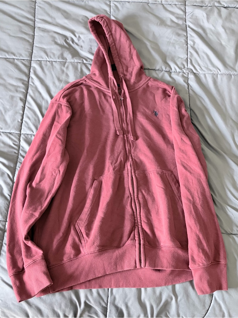 Ralph Lauren Red Zip-Up Hoodie